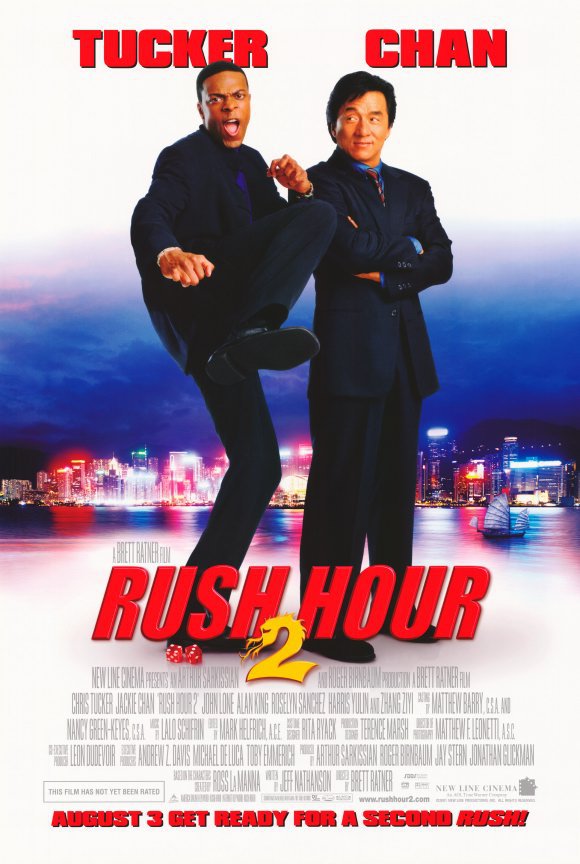 Rush Hour 2 Single Sided Original Movie Poster 27&Atilde;�40 inches