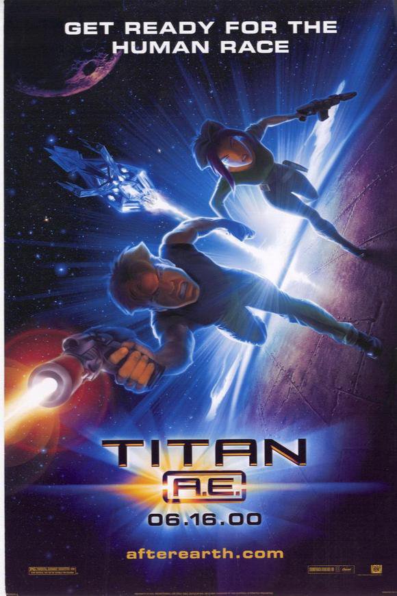 Titan A.E. Original Single Sided Movie Poster 27&Atilde;�40 inches
