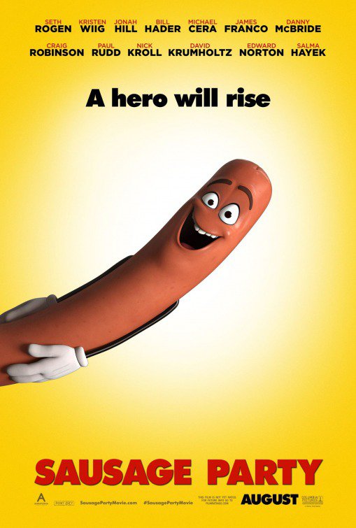 Sausage Party Double Sided Original Movie Poster 27&Atilde;�40 inches