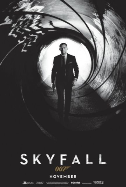 Skyfall Advance November Original Double Sided Movie Poster 27&Atilde;�40