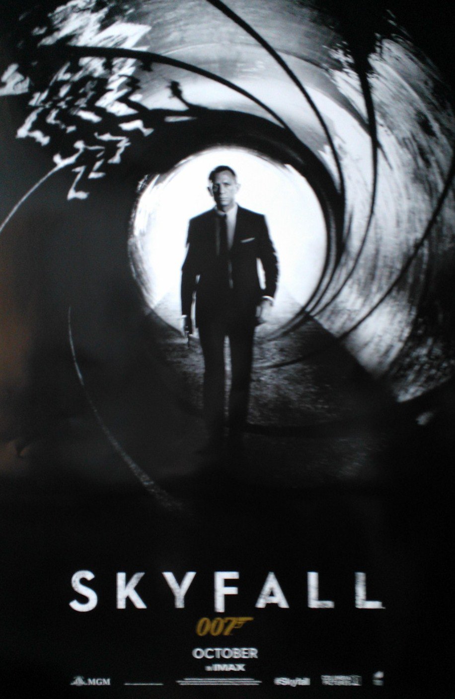 Skyfall Advance October in Imax Original Double Sided Movie Poster 27&Atilde;�40