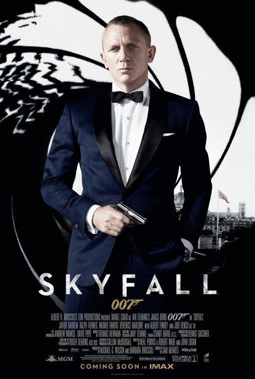 Skyfall Intl Coming Soon Imax Original Double Sided Movie Poster 27Ã�40