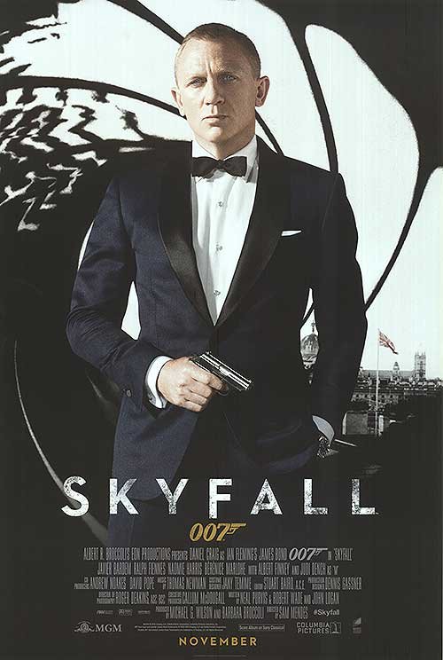 Skyfall Regular (November ) Original Double Sided Movie Poster 27&Atilde;�40