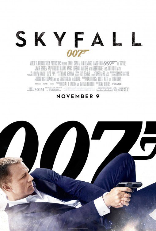 Skyfall Regular November 9 Original Single Sided Movie Poster 27&Atilde;�40
