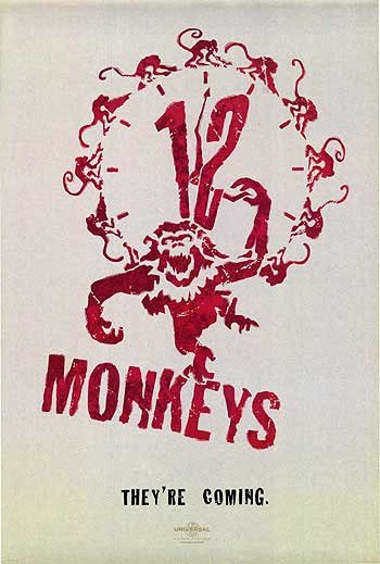 12 Monkeys Advance Double Sided Original Movie Poster 27Ã�40 inches