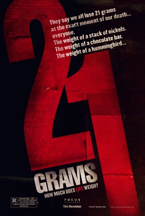 21 Grams Advance Single Sided Original Movie Poster 27&Atilde;�40 inches