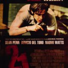 21 Grams Benicio Del Toro Single Sided Original Movie Poster 27×40 inches