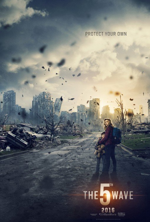 5th Wave Advance 2016 Double Sided Original Movie Poster 27Ã�40 inches