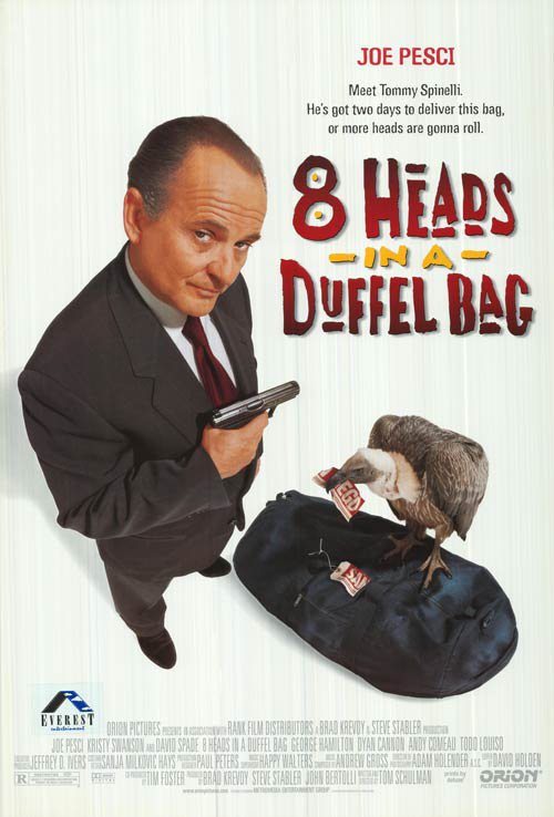 8 Heads in a Duffel Bag Double Sided Original Movie Poster 27Ã�40 inches