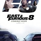 Fate of the Furious / Fast & the Furious 8 Intl Original Movie Poster Double Sided