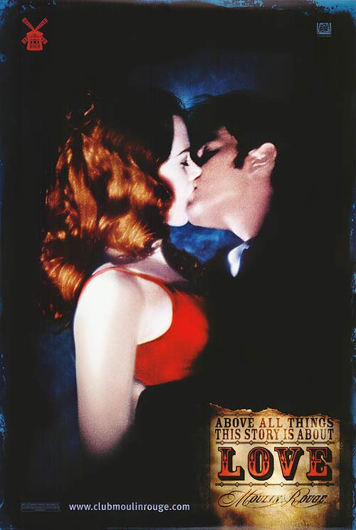 Moulin Rouge Version D Double Sided Original Movie Poster 27Ã�40