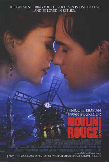 Moulin Rouge Version F Double Sided Original Movie Poster 27&Atilde;�40
