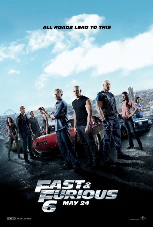Fast & Furious  Furious 6 May Double Sided Original Movie Poster