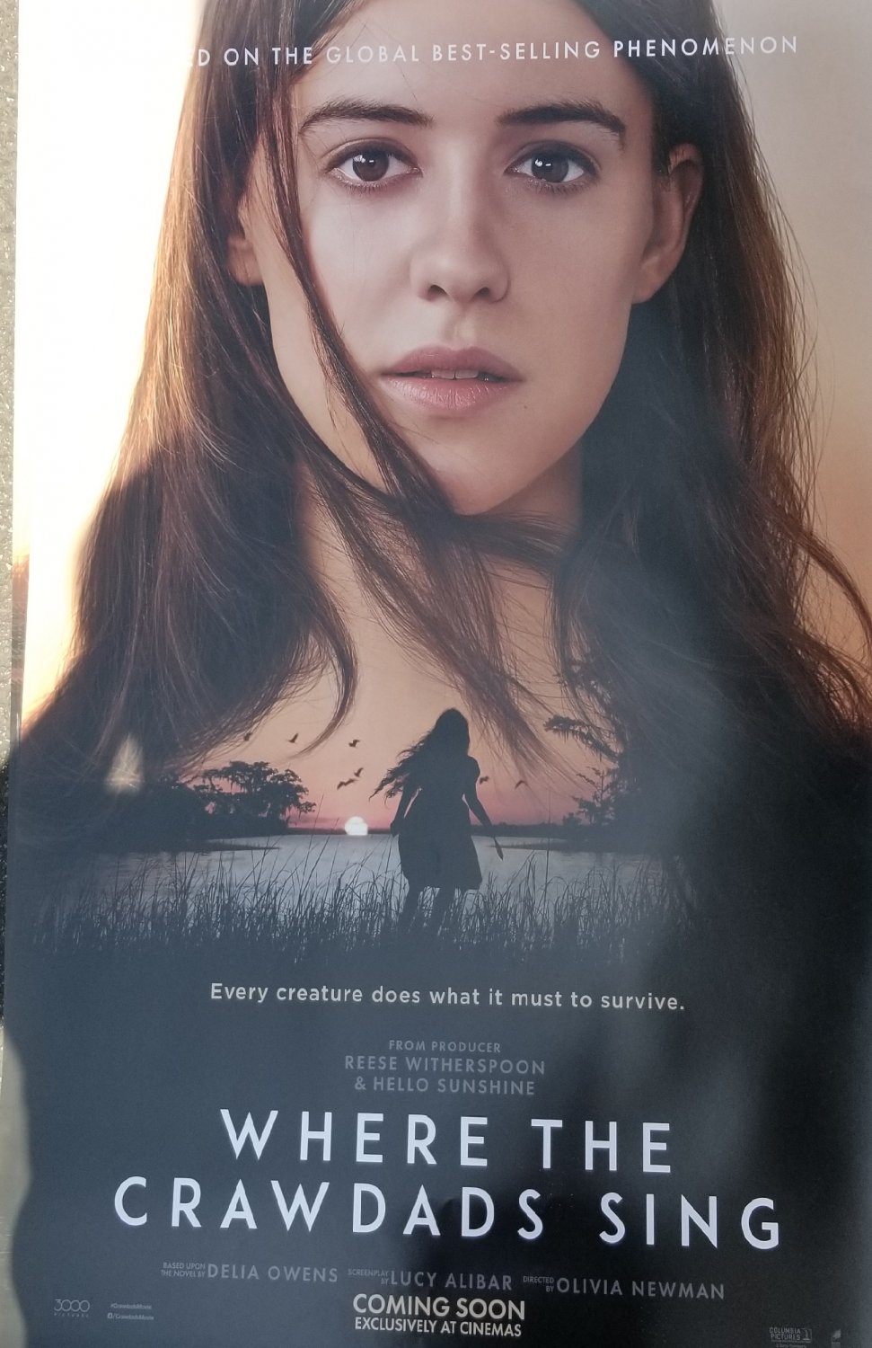 Where the Crawdads Sing Advance C Movie Double Sided Original Movie Poster 27&Atilde;�40 inches