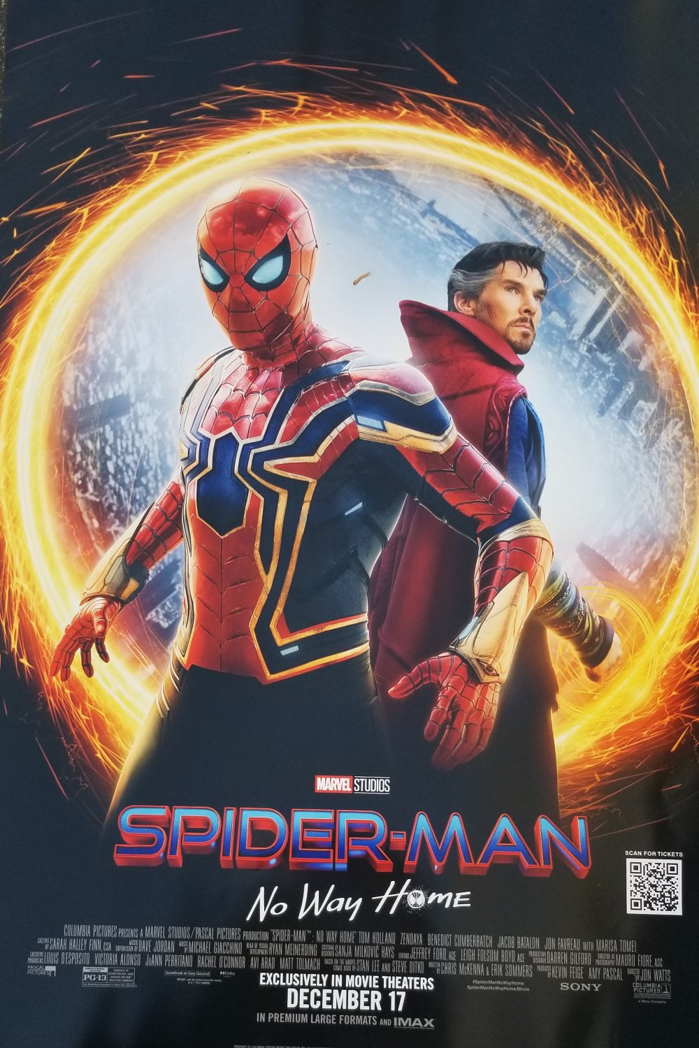 Spider-Man: No Way Home D Double Sided Original Movie Poster 27&Atilde;�40 inches