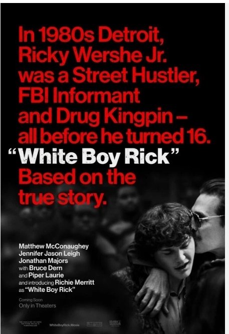 White Boy Rick Advance Double Sided Original Movie Poster 27&Atilde;�40 inches