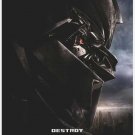 TRANSFORMERS DESTROY COMING SOON Double Sided Original Movie Poster 27×40 inches