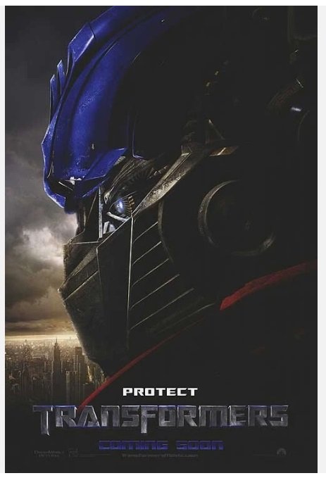 TRANSFORMERS PROTECT COMING SOON Double Sided Original Movie Poster 27&Atilde;�40 inches