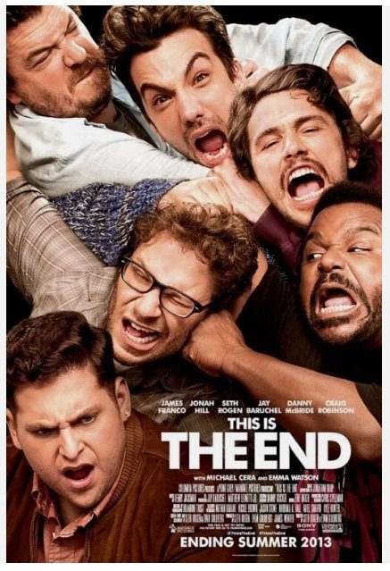 This is The End Version B Double Sided Original Movie Poster 27&Atilde;�40 inches