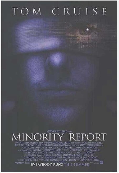 Minority Report Version Double Sided Original Movie Poster 27&Atilde;�40 inches