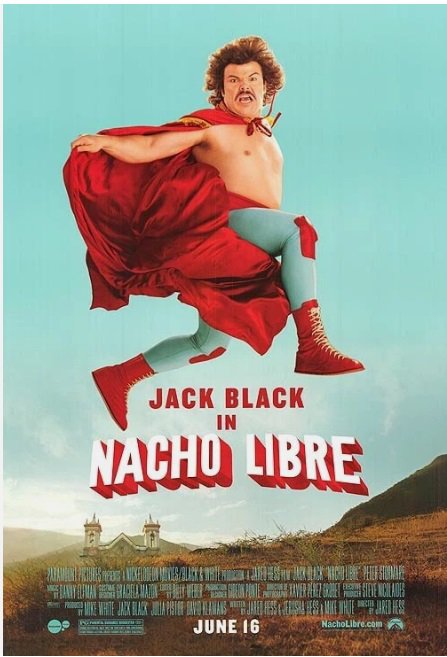 Nacho LIbre A double Sided Original Movie Poster 27&Atilde;�40 inches