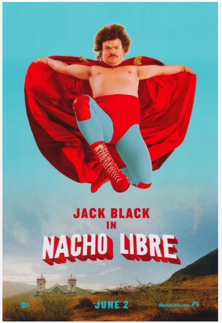 Nacho Libre Advance Version B Original Movie Poster Double Sided 27&Atilde;�40 inches