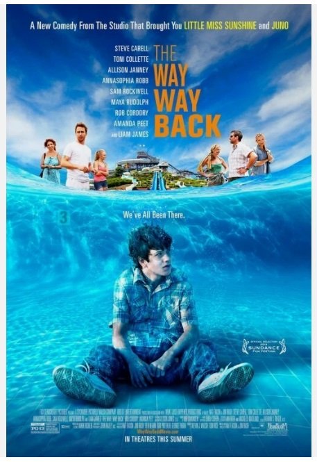The Way Way Back Double Sided Original Movie Poster 27&Atilde;�40 inches
