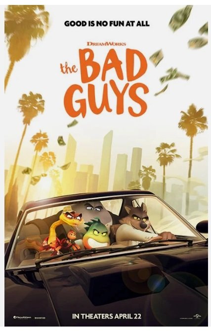BAD GUYS APRIL DOUBle Sided Original Movie Poster 27&Atilde;�40 inches