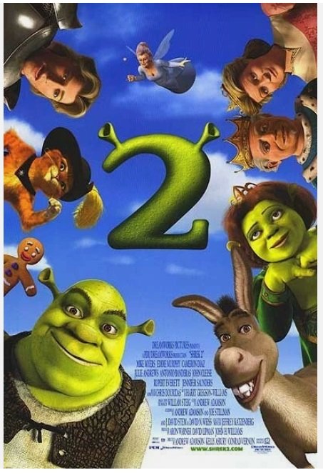 Shrek 2 Regular Double Sided Original Movie Poster 27&Atilde;�40 inches