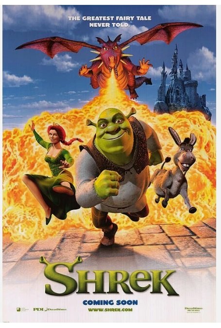 Shrek intl Double Sided Original Movie Poster 27&Atilde;�40 inches