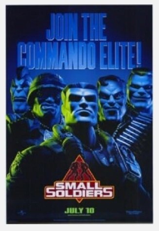 Small Soldiers (In Commando) Double Sided Original Movie Poster 27&Atilde;�40 inches