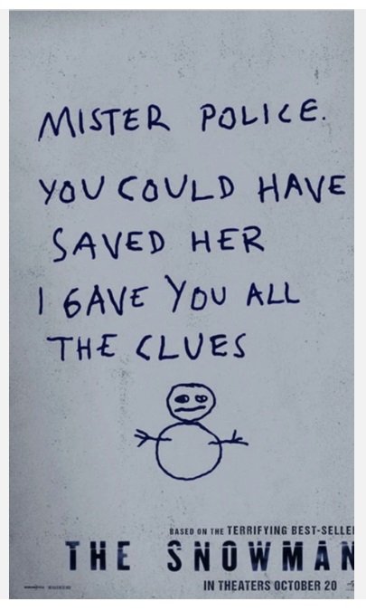 SNOW MAN Double Sided Original Movie Poster 27&Atilde;�40 inches