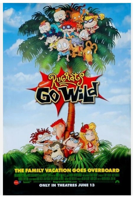Rugrats Go Wild Single Sided Original Movie Poster 27&Atilde;�40 inches
