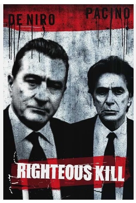 Righteous kill Advance Single Sided Original Movie Poster 27&Atilde;�40 inches