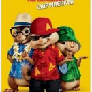 Alvin and the Chipmunks Chipwrecked Adv Orig Movie Poster 2 Sided 27 X40 (F111K)