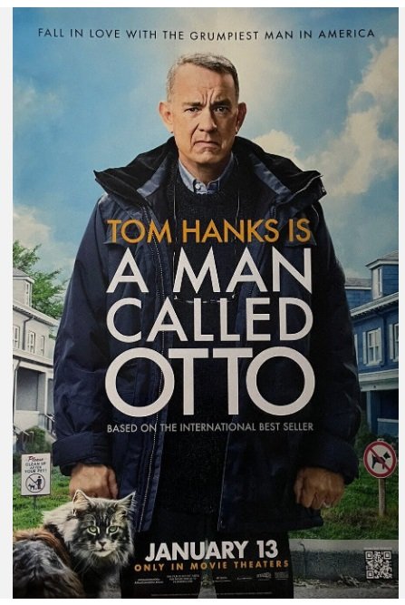 A Man Called Otto Double Sided Original Movie Poster 27&Atilde;�40 inches