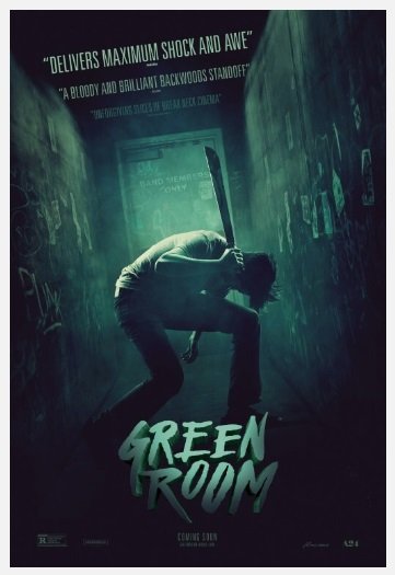 GREEN ROOM double Sided Original Movie Poster 27&Atilde;�40 inches