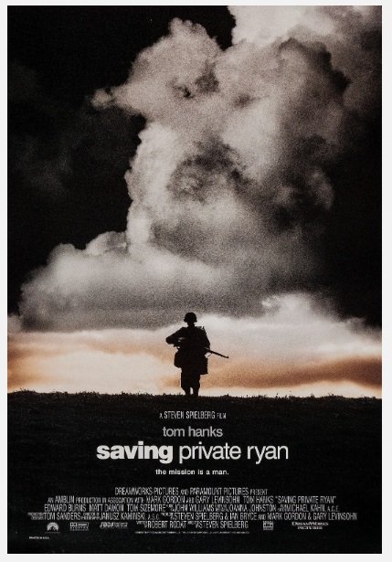 Saving Private Ryan Advance Double Sided Original Movie Poster 27&Atilde;�40 inches