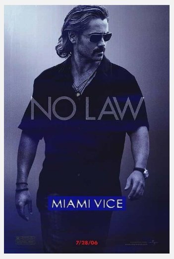 Miami Vice (Collin Farrell) Single Sided Original Movie Poster 27&Atilde;�40 inches