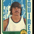 1974-75 Topps Larry Miller # 213  Virginia Squires ABA