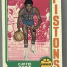 1974-75 Topps #22 Curtis Rowe  NBA Detroit Pistons