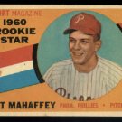 1960 Topps #138 Art Mahaffey Rookie Star Philadelphia Phillies