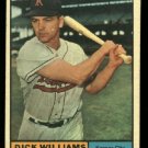1961 Topps #8 Dick Williams Kansas City Athletics baseball card