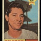 1961 Topps #229 Rudy Hernandez RC Washington Senators rookie baseball card