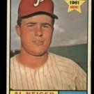 1961 Topps #202 Al Neiger RC Philadelphia Phillies rookie baseball card