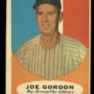 1961 Topps #224 Joe Gordon Kansas City Athletics baseball card