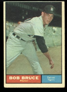 1961 Topps #83 Bob Bruce Detroit Tigers baseball card