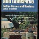 Masonry and Concrete guide from Better Homes and Gardens