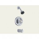 NEW Delta Scald-guard tub / shower faucet. T13422 chrome trim plate inc. universal R10000-UNBX body