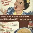 1950 ad Campbells chicken soup
